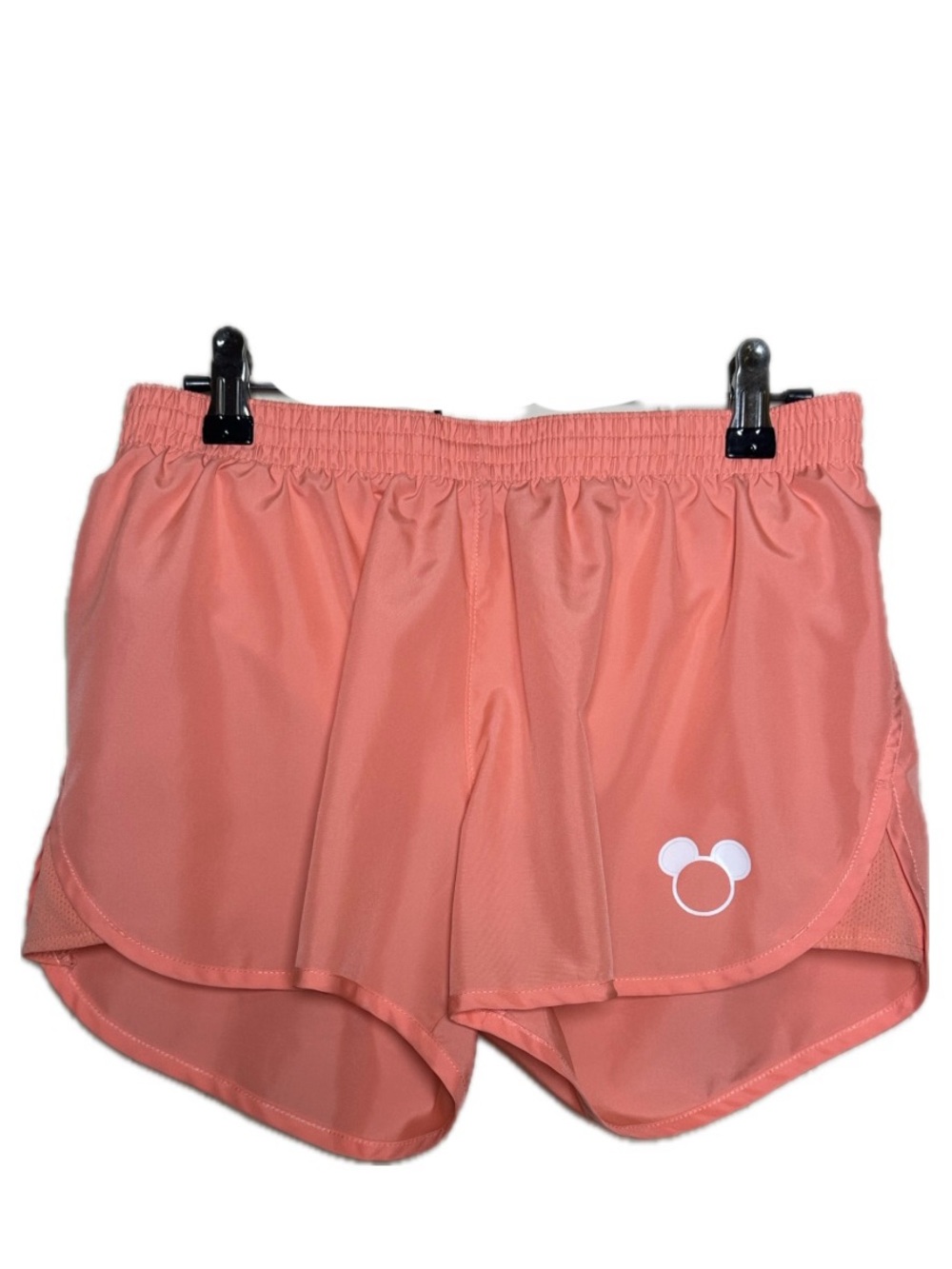 Augusta Sportswear Women’s Wayfarer Coral Athletic Shorts Mickey Mouse Small